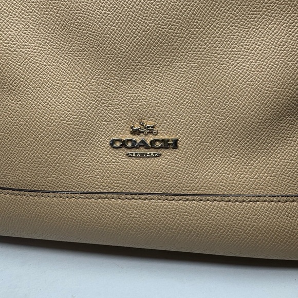 Coach dome Satchel Tan Leather Women's Bag - Picture 2 of 14